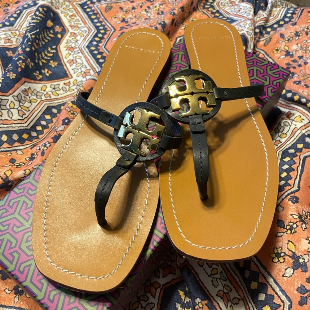 Tory Burch Mini Miller sandals in Black